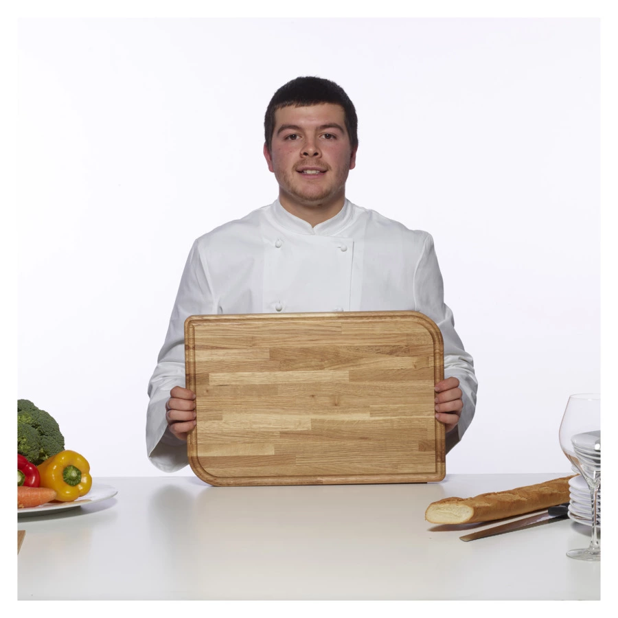 Доска разделочная Legnoart Arena 45х30х4 см, дуб, светлая