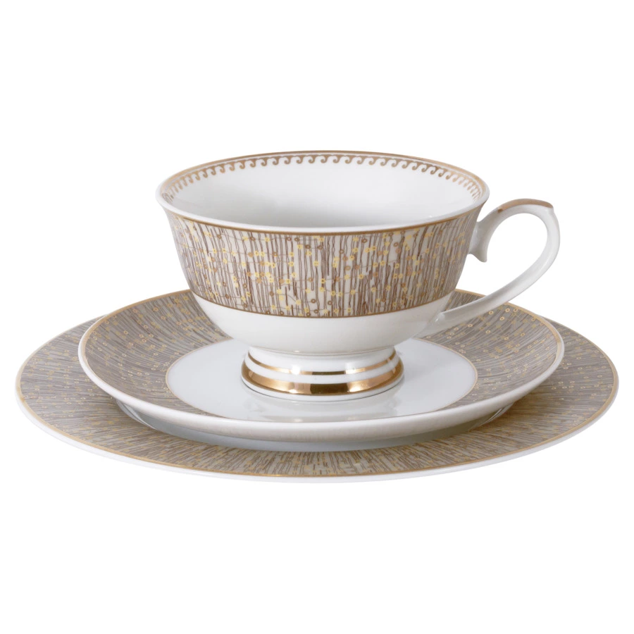 Сервиз чайный Midori Луксор на 6 персон 23 предмета, фарфор, п/к