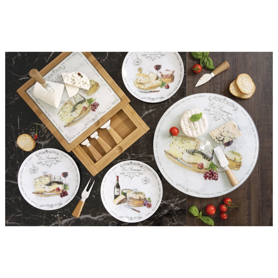 Блюдо для сыра Easy Life Fromage 32 см, стекло, п/к