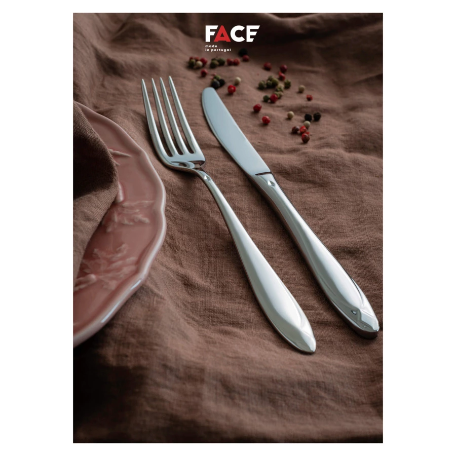 Набор столовых приборов Face Morfeu на 6 персон 24 предмета,  деревянная коробка