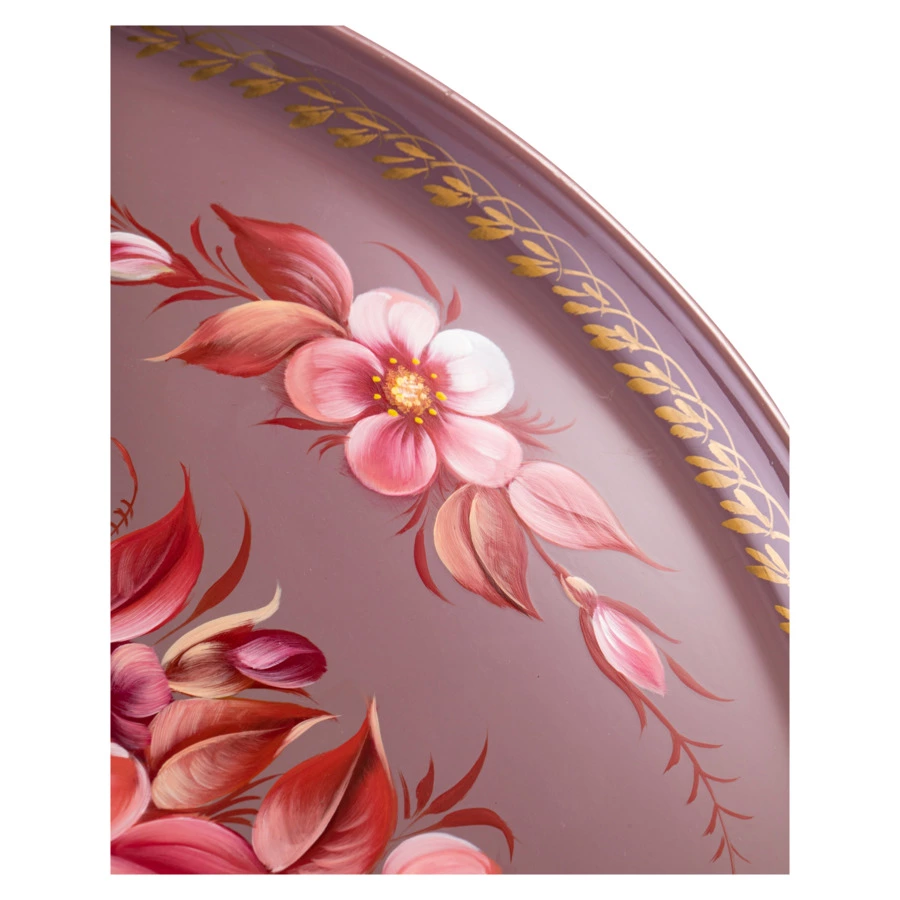 Поднос Жостовская фабрика декоративной росписи Фантазия 37 см, п/к-Sale