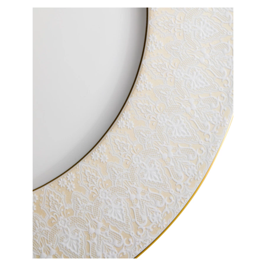 Сервиз столовый Narumi Аврора Шампань на 6 персон 20 предметов, фарфор костяной