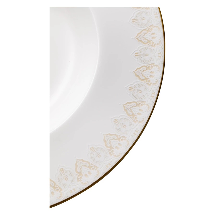 Сервиз столовый Narumi Аврора Шампань на 6 персон 20 предметов, фарфор костяной