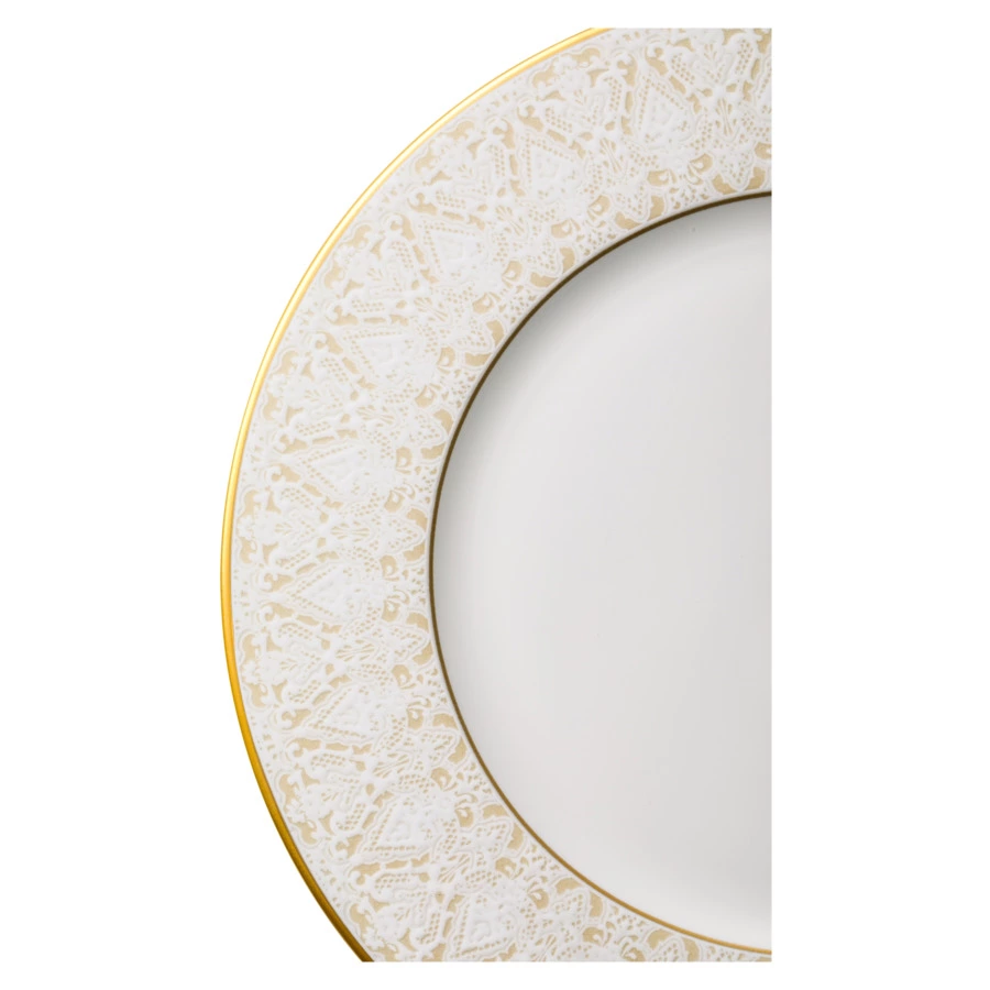 Сервиз столовый Narumi Аврора Шампань на 6 персон 20 предметов, фарфор костяной