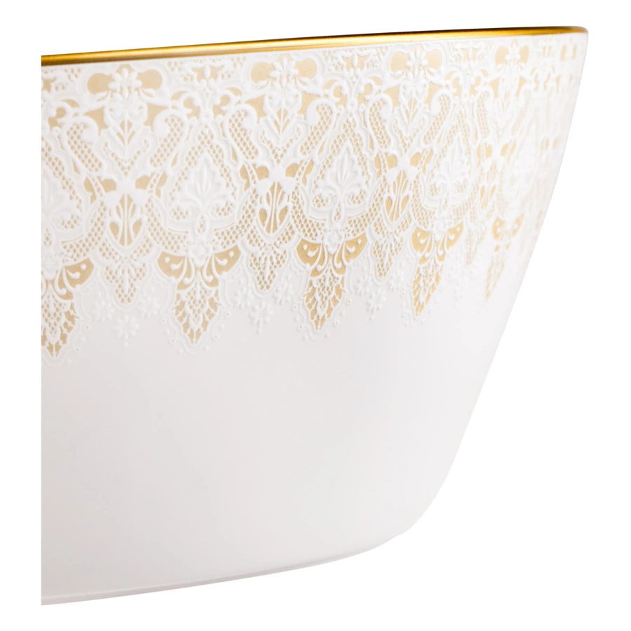 Сервиз столовый Narumi Аврора Шампань на 6 персон 20 предметов, фарфор костяной