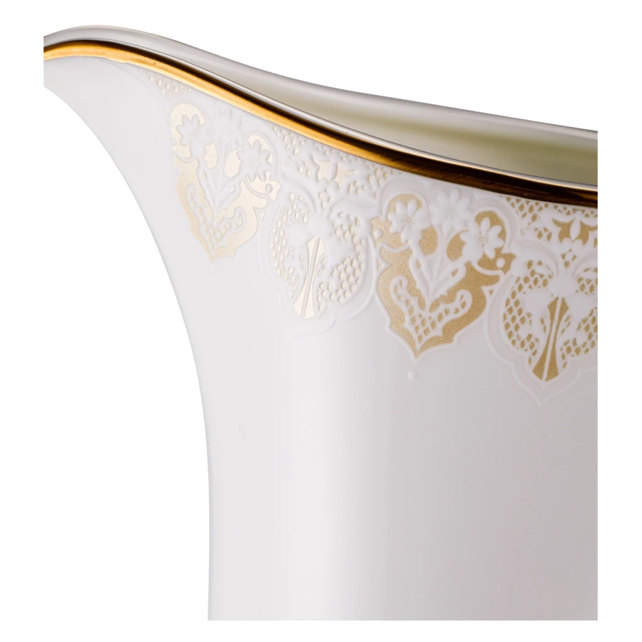 Сервиз чайный Narumi Аврора Шампань на 6 персон 21 предметов, фарфор костяной