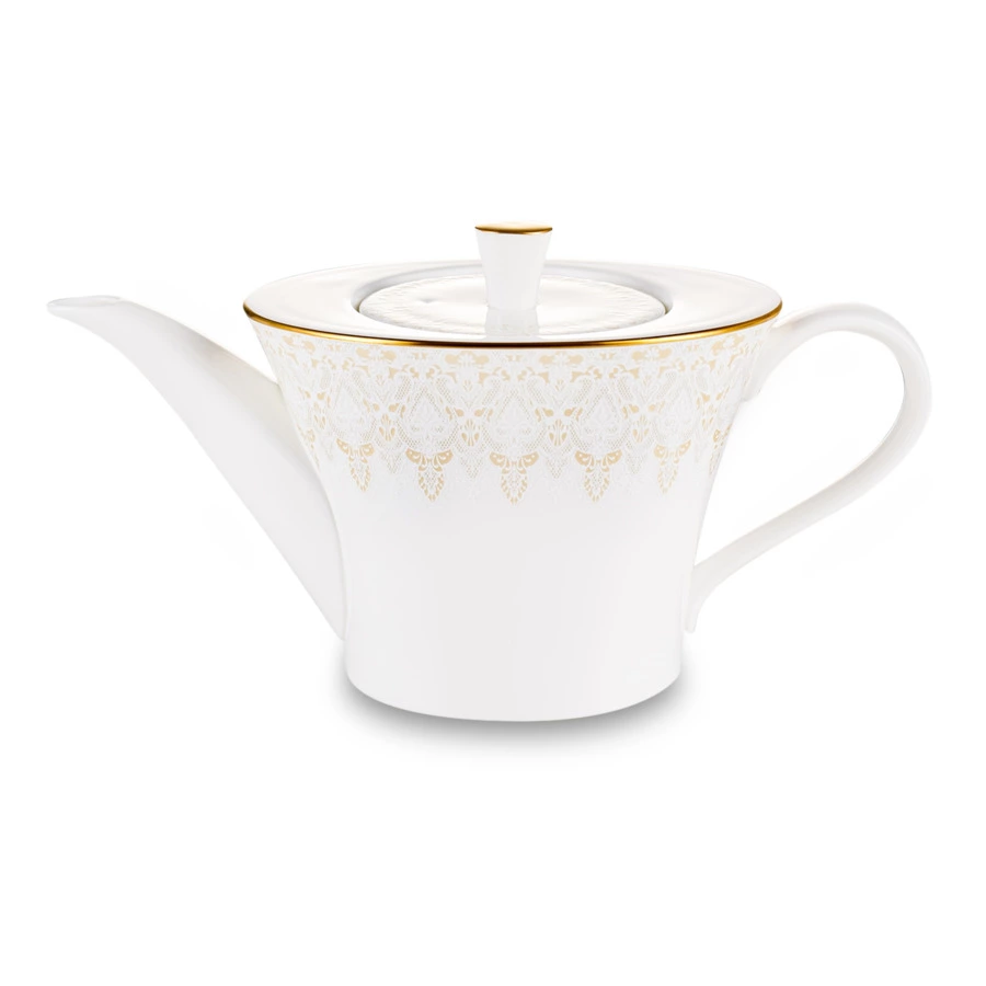 Сервиз чайный Narumi Аврора Шампань на 6 персон 21 предметов, фарфор костяной