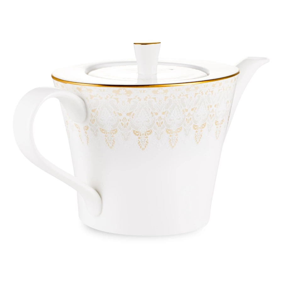 Сервиз чайный Narumi Аврора Шампань на 6 персон 21 предметов, фарфор костяной