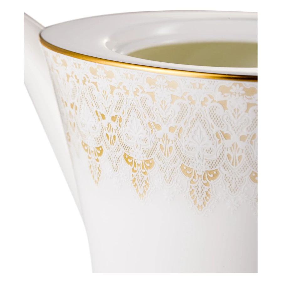 Сервиз чайный Narumi Аврора Шампань на 6 персон 21 предметов, фарфор костяной