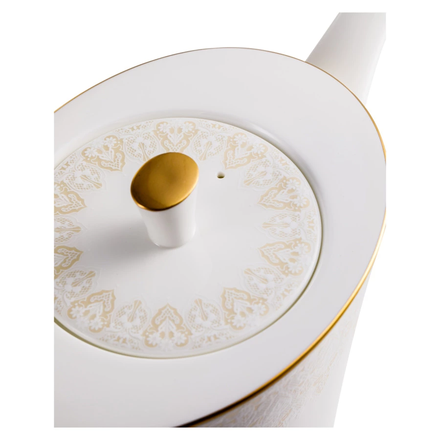 Сервиз чайный Narumi Аврора Шампань на 6 персон 21 предметов, фарфор костяной