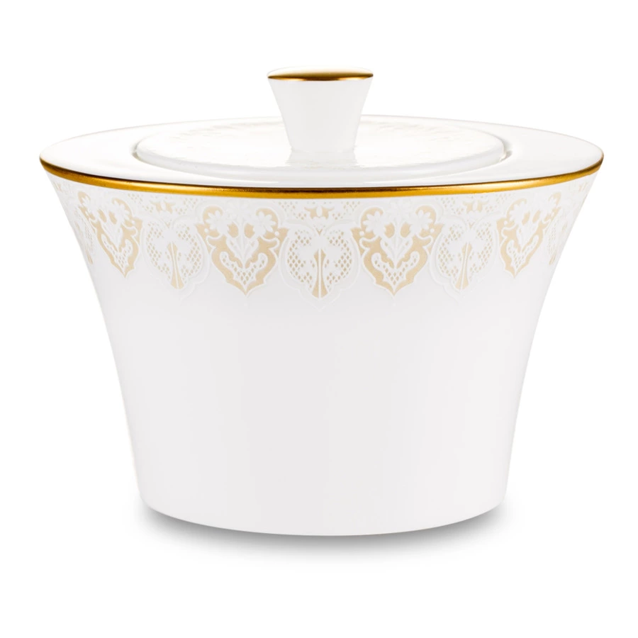 Сервиз чайный Narumi Аврора Шампань на 6 персон 21 предметов, фарфор костяной