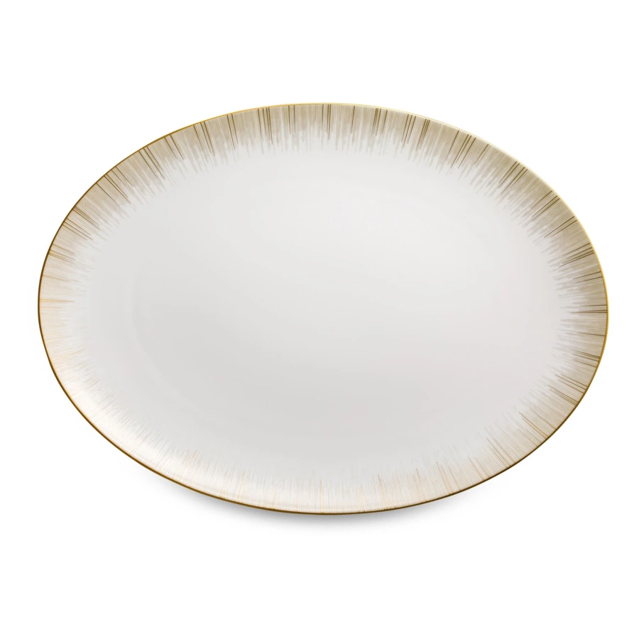 Сервиз столовый Narumi Сверкающее Золото на 6 персон 20 предметов, фарфор костяной