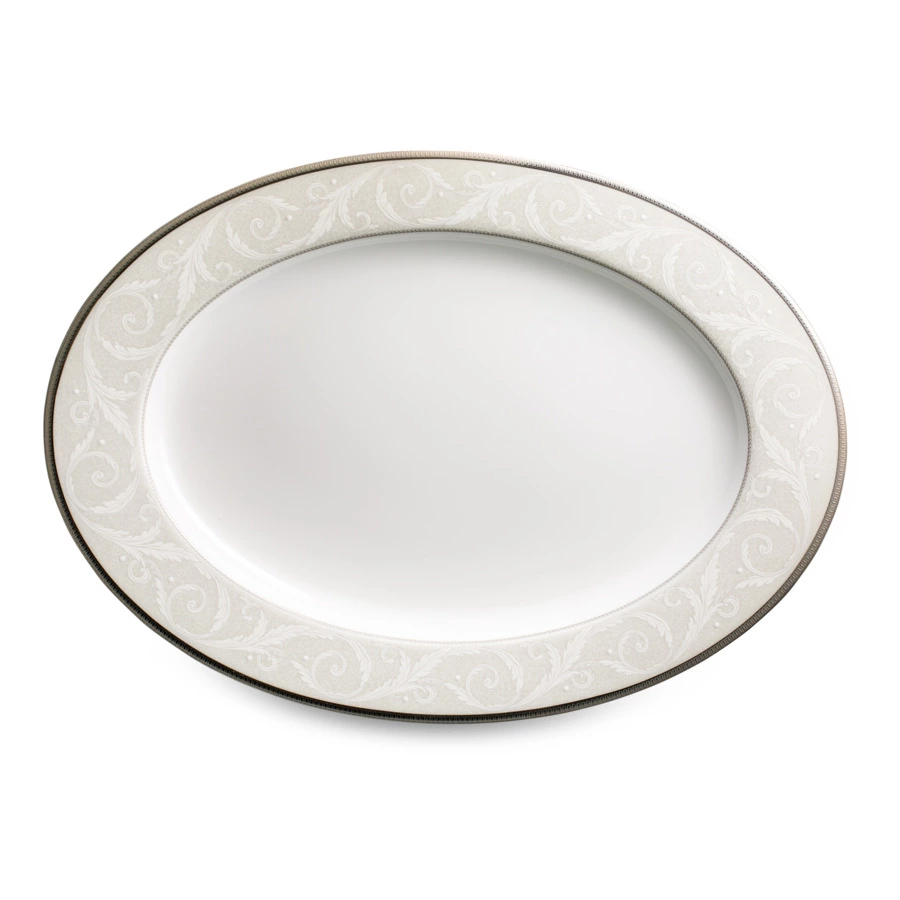 Сервиз столовый Narumi Платиновый ноктюрн на 6 персон 20 предметов, фарфор костяной