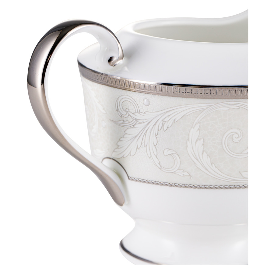 Сервиз чайный Narumi Платиновый ноктюрн на 6 персон 21 предмет, фарфор костяной