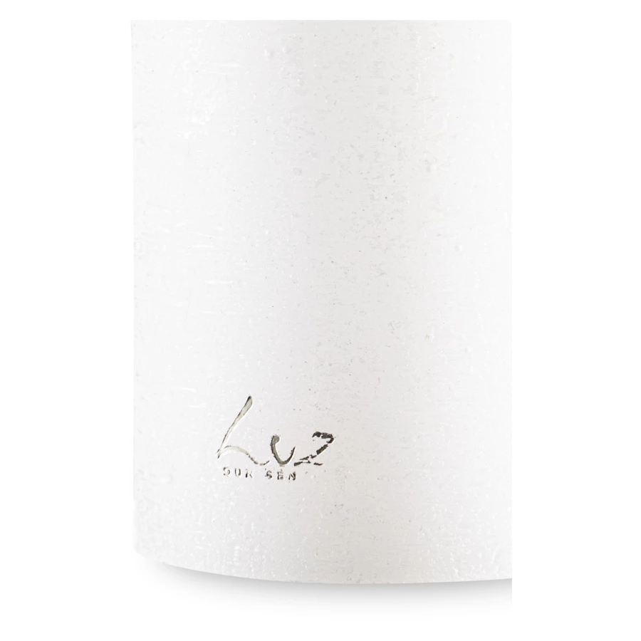 Свеча цилиндрическая Luz your senses Рустик 7хH15 см, белая