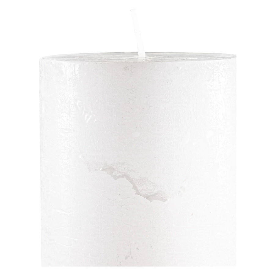 Свеча цилиндрическая Luz your senses Рустик 7хH15 см, белая