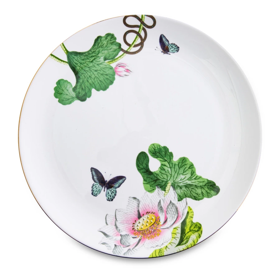 Тарелка обеденная Wedgwood Вандерласт Водяная лилия 27 см, фарфор