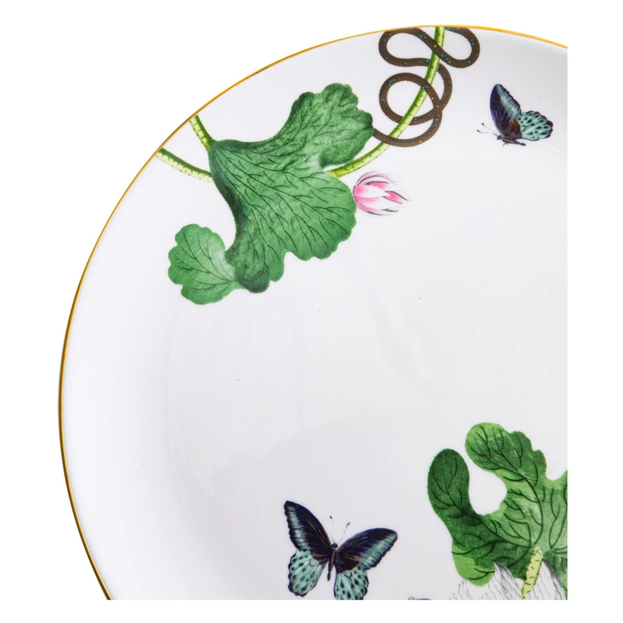 Тарелка обеденная Wedgwood Вандерласт Водяная лилия 27 см, фарфор