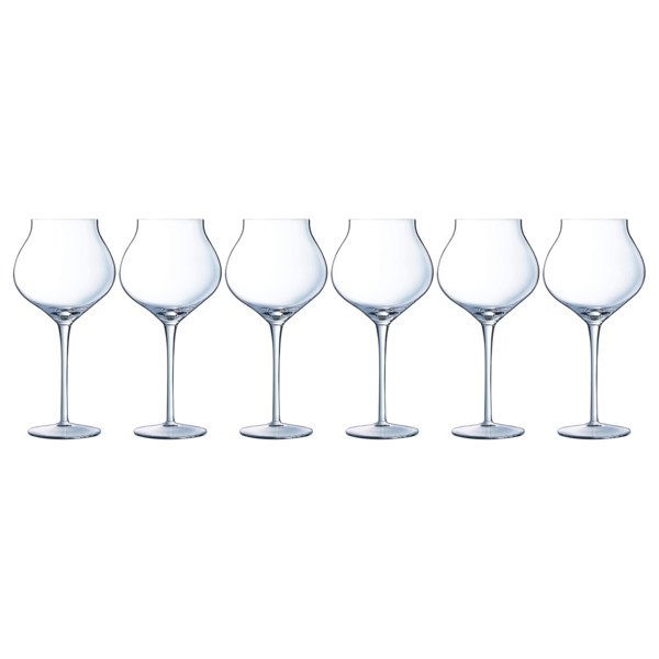Набор бокалов для вина Chef Sommelier Macaron Fascination 400 мл, 6 шт, стекло, п/к