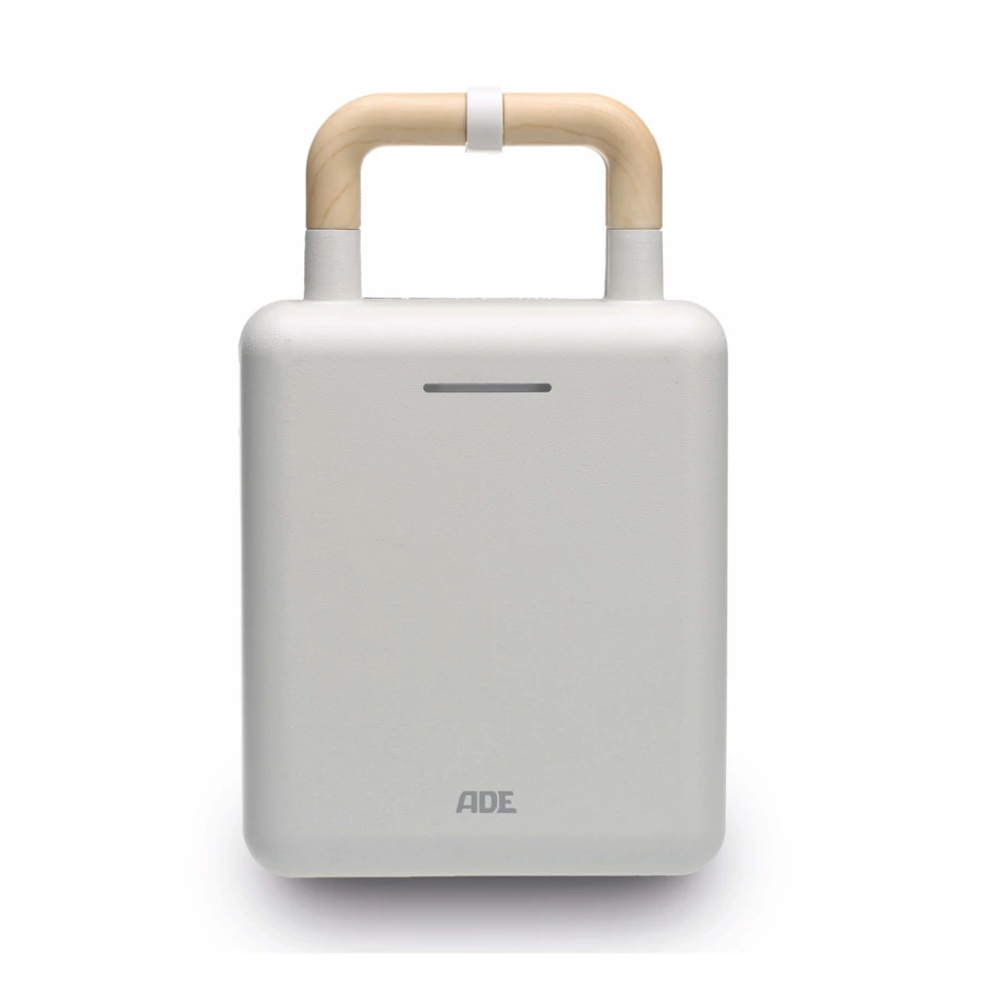 Вафельница и сэндвичница 2 в 1 ADE 600Вт, белая, KG2138-1, п/к