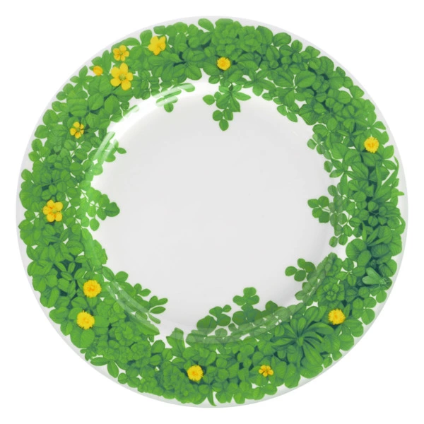 Тарелка обеденная Taitu Итальянские луга Вид 27 см, фарфор костяной, желтый
