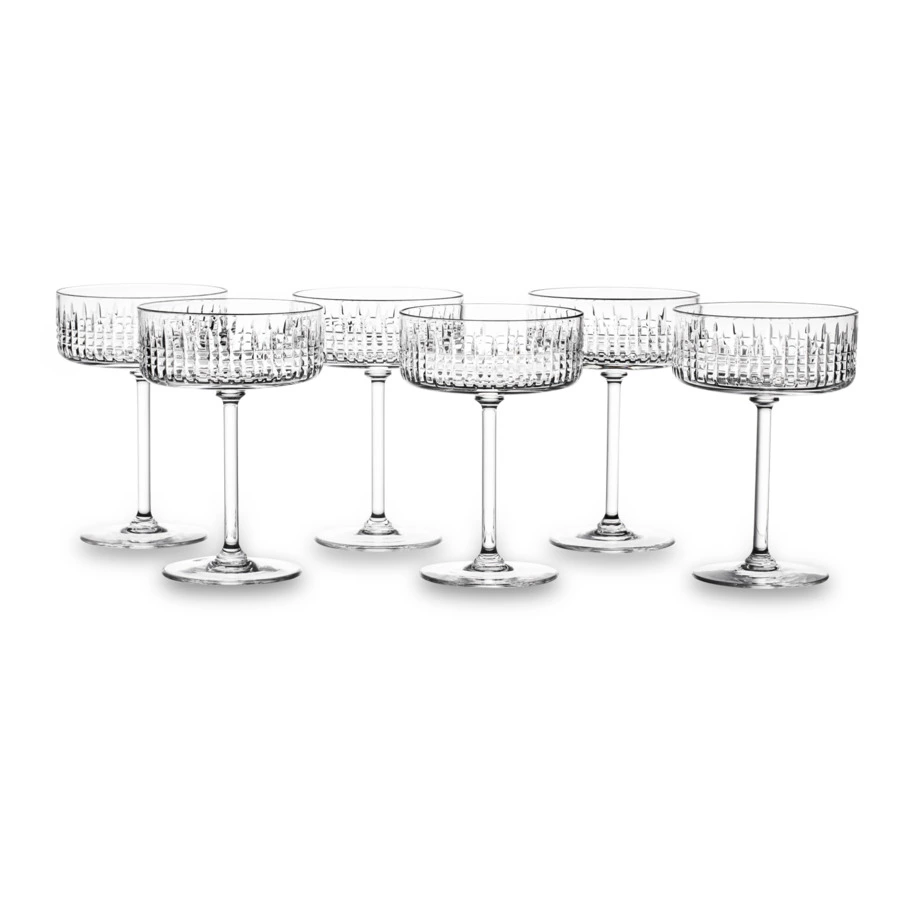 Набор креманок для шампанского Неман Ordi 150 мл, 6 шт, хрусталь