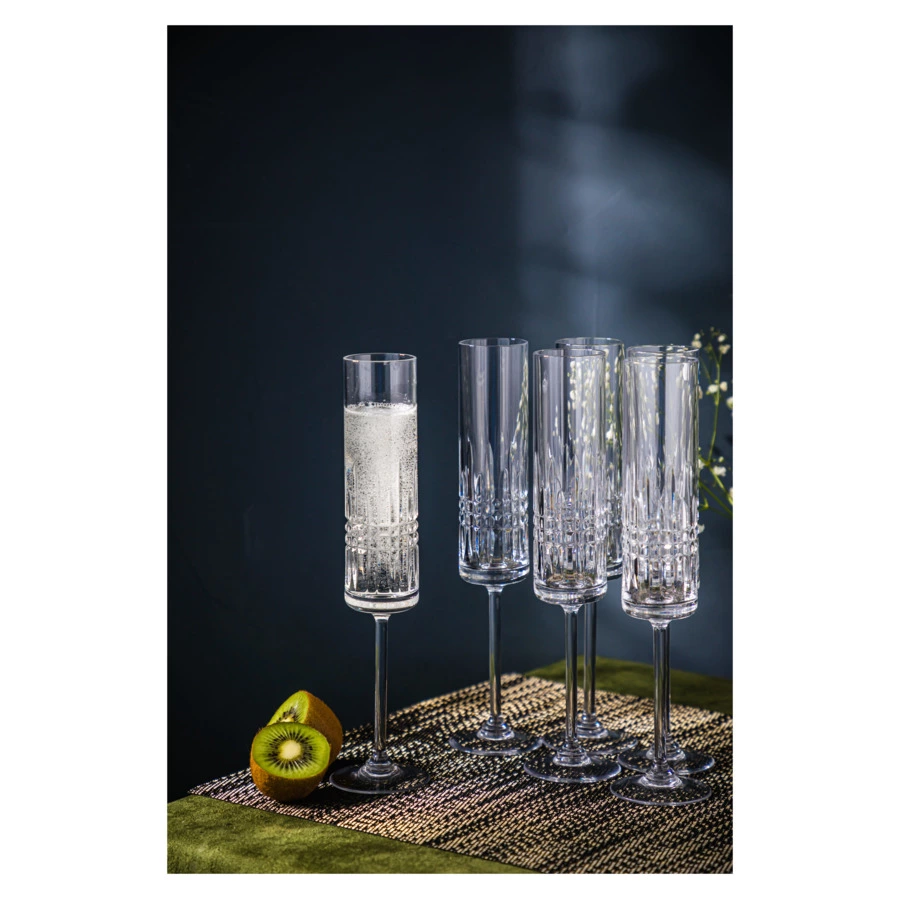 Набор фужеров для шампанского Неман Ordi 120 мл, 6 шт, хрусталь