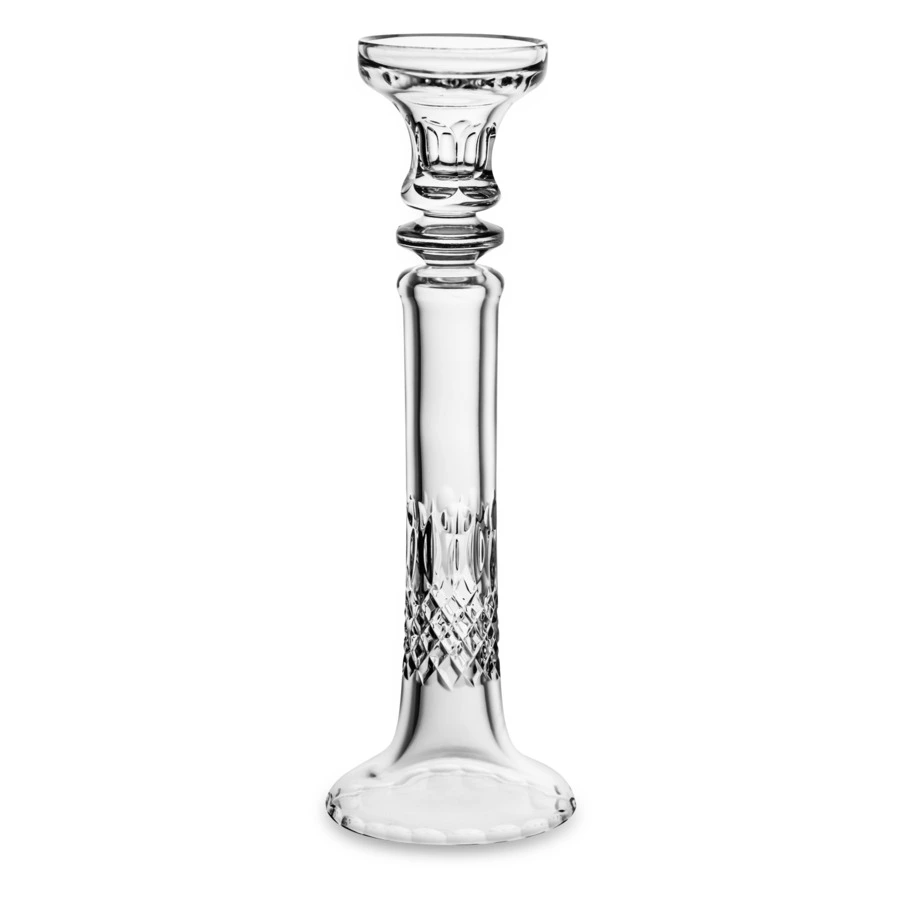 Подсвечник Неман Керл 28 см, хрусталь