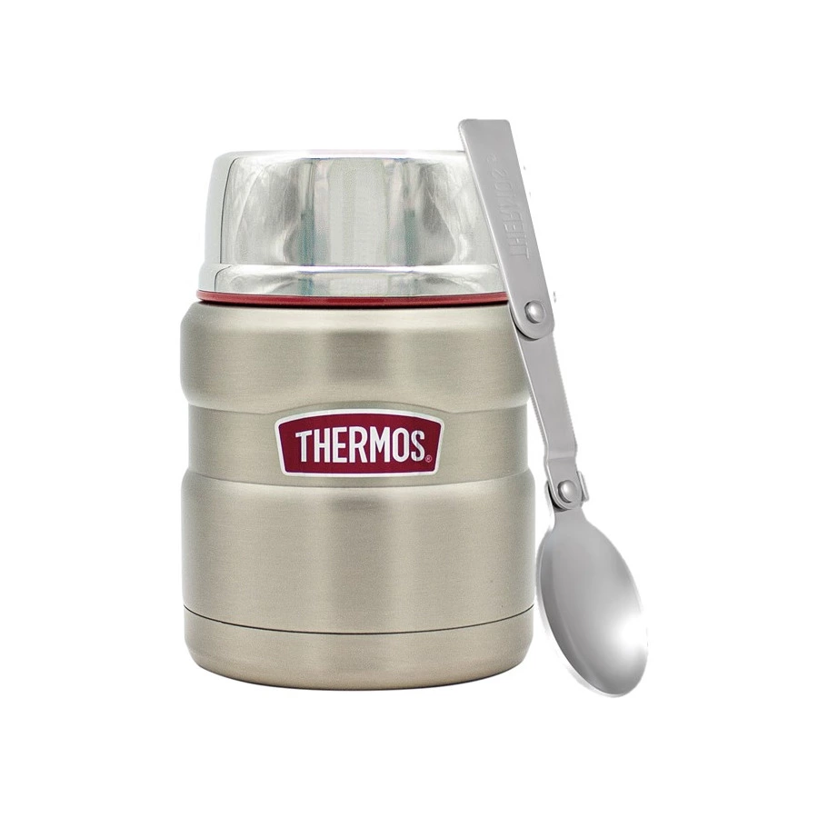 Термос THERMOS SK3000 RSMS, 470 мл, сталь нержавеющая, серебристый, п/к (373731)