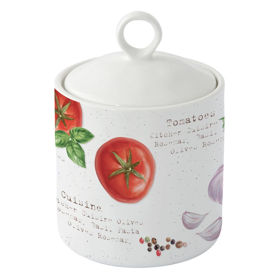 Банка для сыпучих продуктов Easy Life Домашняя кухня 10,5 см, фарфор твердый