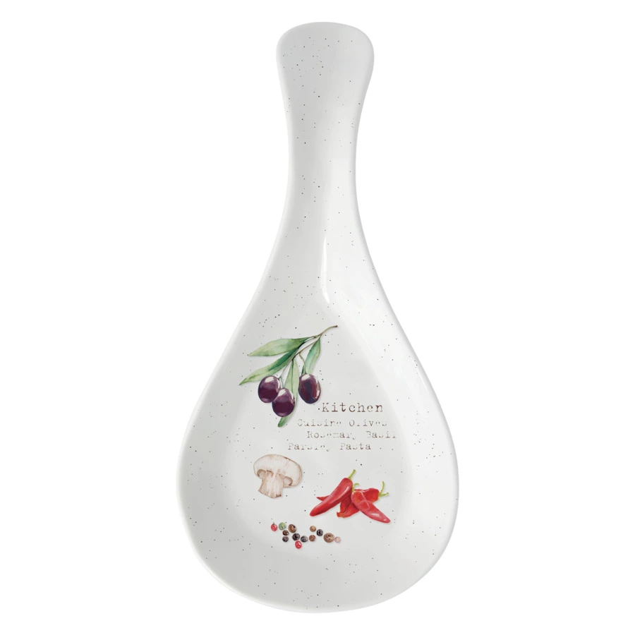 Ложка-подставка Easy Life Домашняя кухня 26х12 см, фарфор твердый, п/к