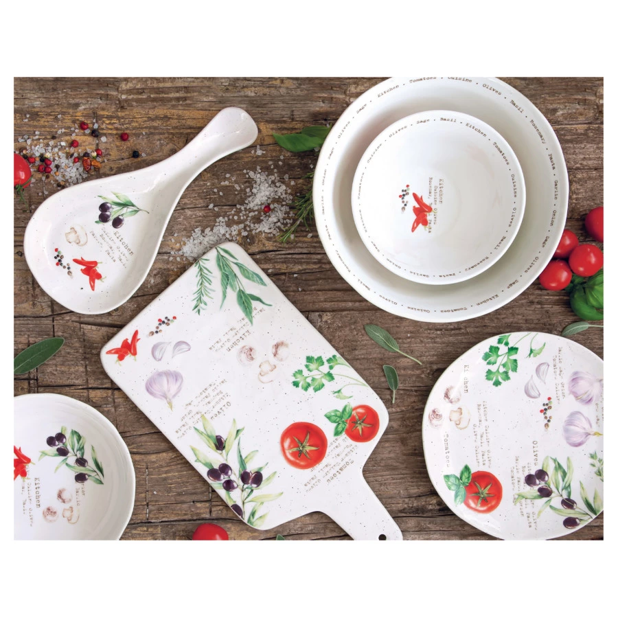 Ложка-подставка Easy Life Домашняя кухня 26х12 см, фарфор твердый, п/к