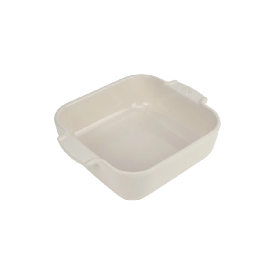 Форма для запекания квадратная Peugeot Ecru 21х21х5,4 см, 1,1л, керамика, кремовая