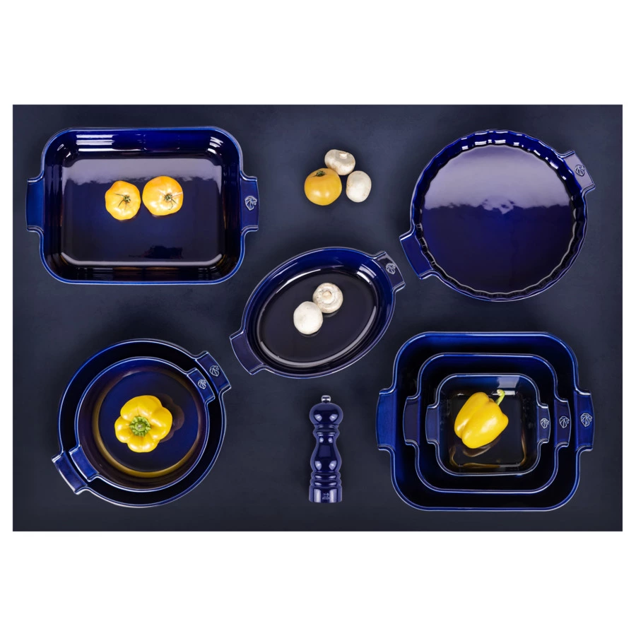 Форма для суфле Peugeot Blue Д24х8,5 см, 2,4л, керамика, синяя