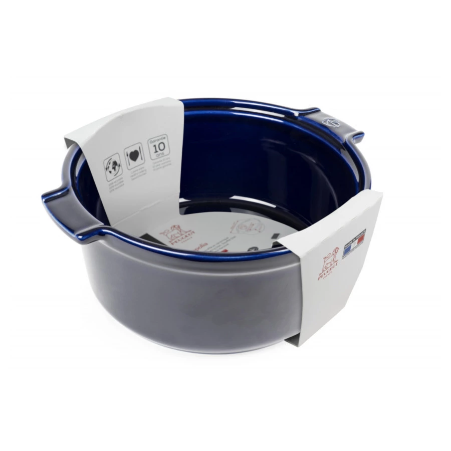 Форма для суфле Peugeot Blue Д24х8,5 см, 2,4л, керамика, синяя