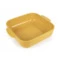 Форма для запекания квадратная Peugeot Saffron Yellow 28х28х6,5 см, 2,7л, керамика, желтая