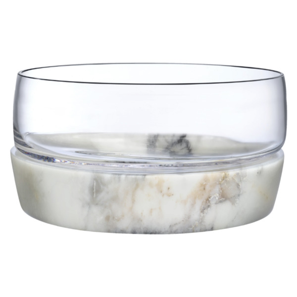 Чаша для закусок Nude Glass Прохлада 9 см, h5,5 см, стекло хрустальное, мрамор