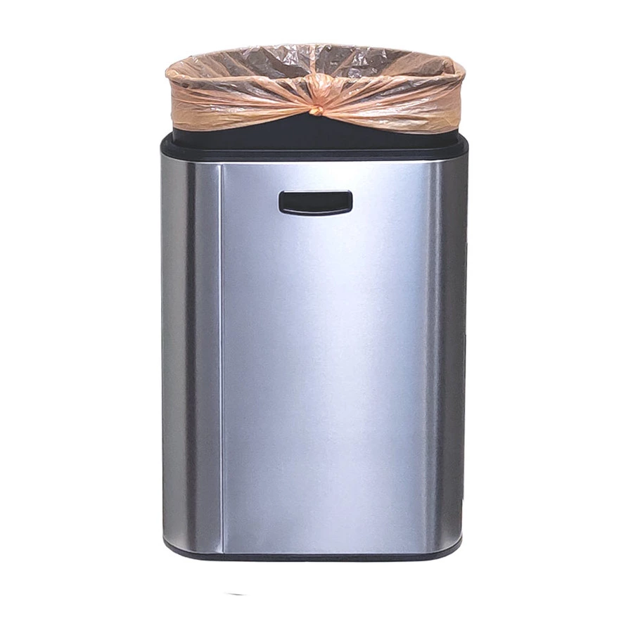 Ведро для мусора сенсорное EKO Mirage Semi-Round 47 л, сталь нержавеющая