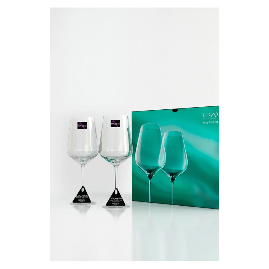 Набор бокалов для красного вина Lucaris Hong Kong 545 мл, 6 шт, стекло хрустальное