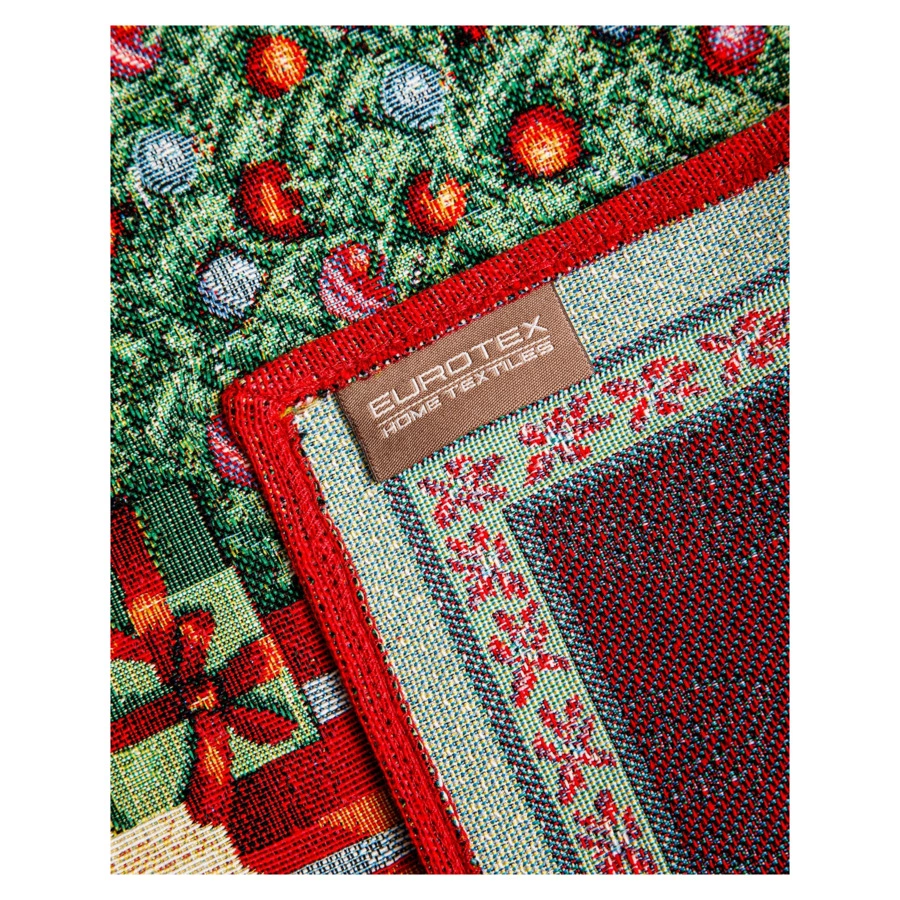 Салфетка сервировочная Eurotex Рожденственские подарки 35х50 см, гобелен, п/к