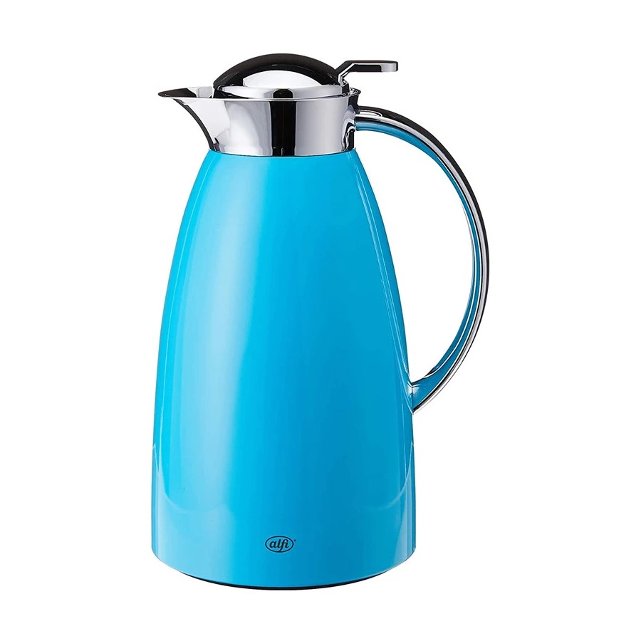 Термокувшин вакуумный со стеклянной колбой Alfi Gusto aquamarine 1 л, сталь нержавеющая, п/к (466236