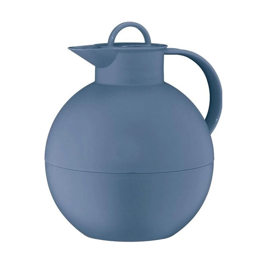 Термокувшин вакуумный со стеклянной колбой Alfi Kugel Vintage indigo 940 мл, пластик, п/к (476426)