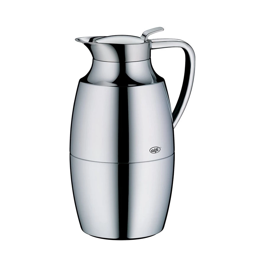 Термокувшин вакуумный со стеклянной колбой Alfi Pallas Chrome 1 л, сталь нержавеющая, п/к (477850)