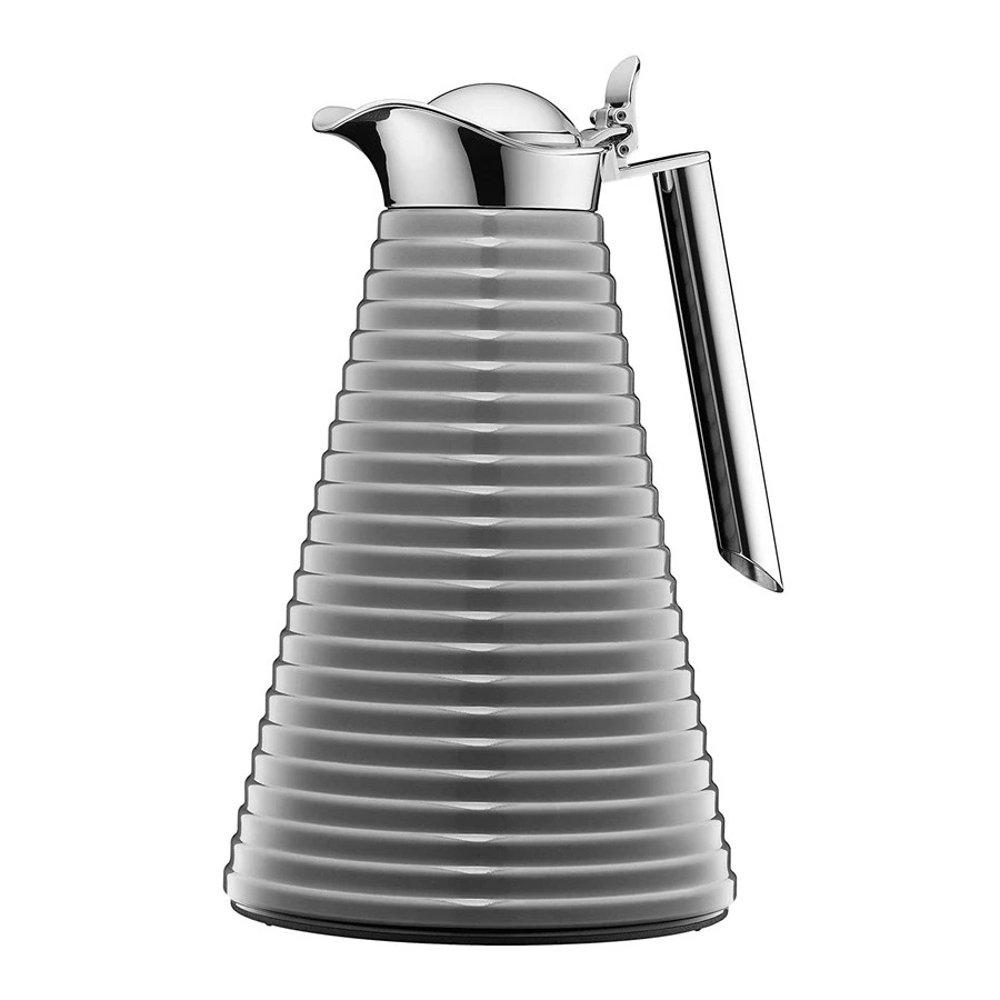 Термокувшин вакуумный со стеклянной колбой Alfi Jug Achat G 1 л, сталь нержавеющая, п/к (480461)