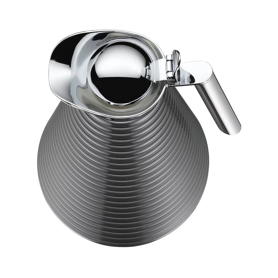 Термокувшин вакуумный со стеклянной колбой Alfi Jug Achat G 1 л, сталь нержавеющая, п/к (480461)