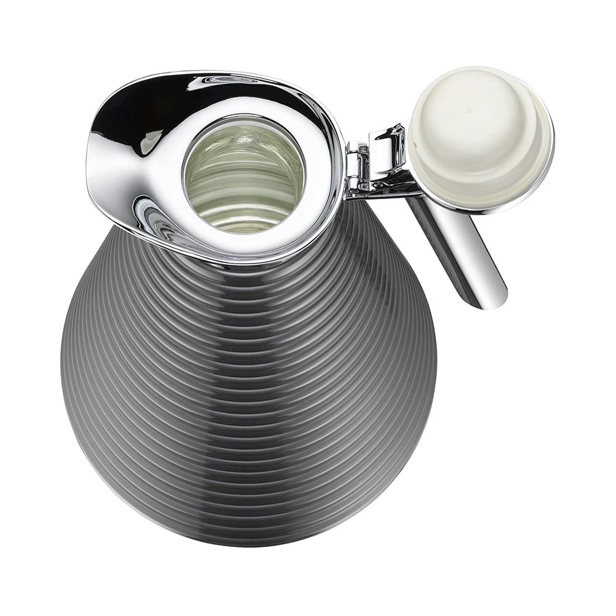 Термокувшин вакуумный со стеклянной колбой Alfi Jug Achat G 1 л, сталь нержавеющая, п/к (480461)