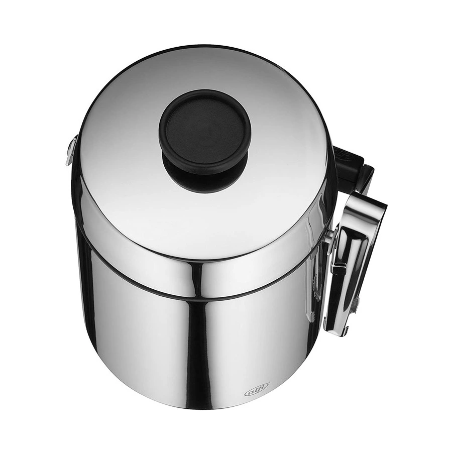 Ведро для льда с крышкой и щипцами Alfi Eisgetab 750 мл, стекло, сталь нержавеющая, п/к (267048)