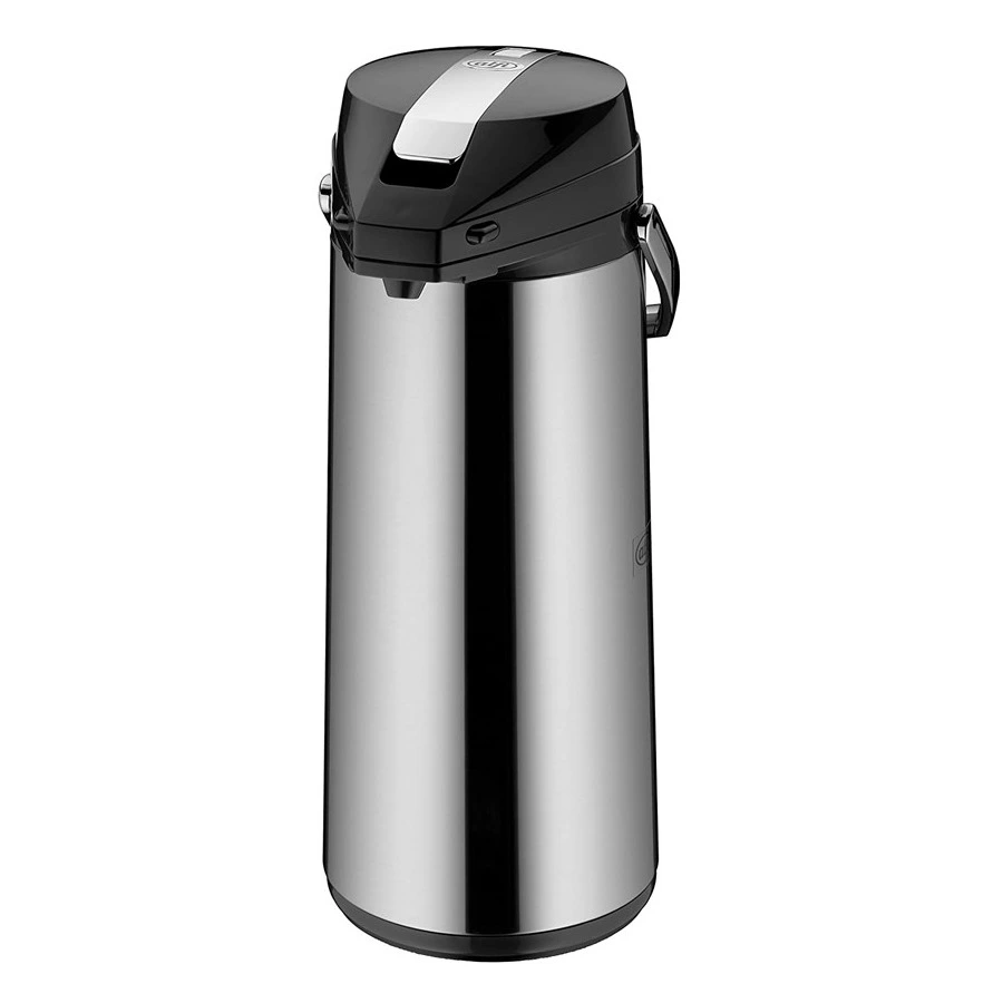 Термос с пневмонасосом со стеклянной колбой Alfi Big Spender 3 л, сталь нержавеющая, п/к (70648)