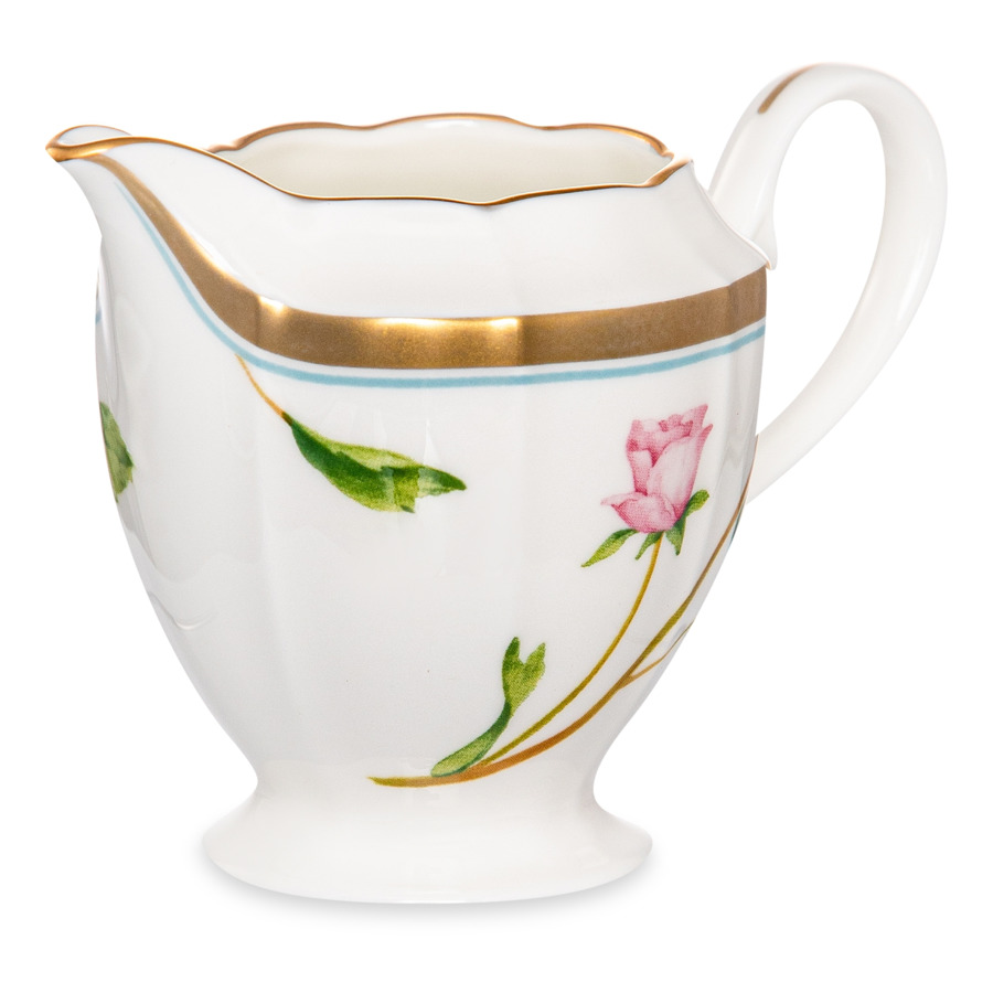 Сервиз чайный Narumi Цветущая Роза на 6 персон 21 предмет, фарфор костяной