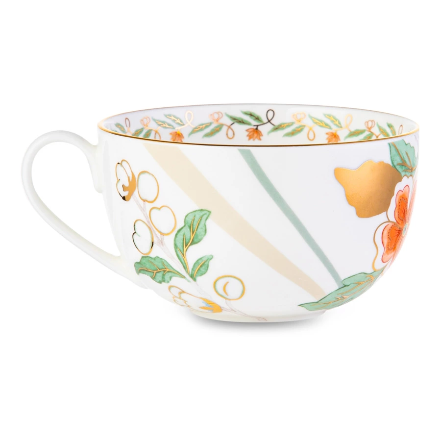 Набор чашек чайных с блюдцами Mix&Match Home Гармония  290 мл, 2 шт, фарфор